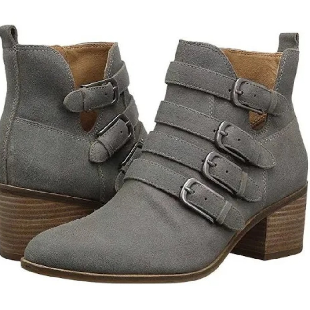 Lucky Brand Loreniah Steel Grey Ankle Boot NWT